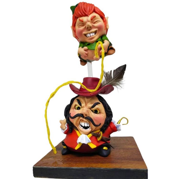 Fatty Bones Captain Hook vs Peterpan by Silviliciouss (Silvia Tampi)