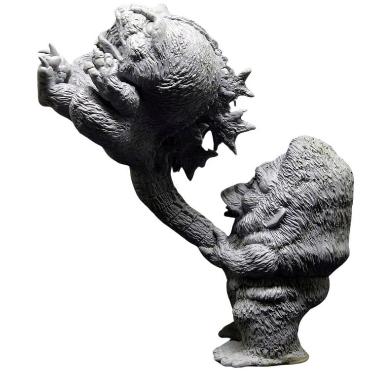 Fatty Bones King Kong 1962 vs Godzilla by Silviliciouss (Silvia Tampi)