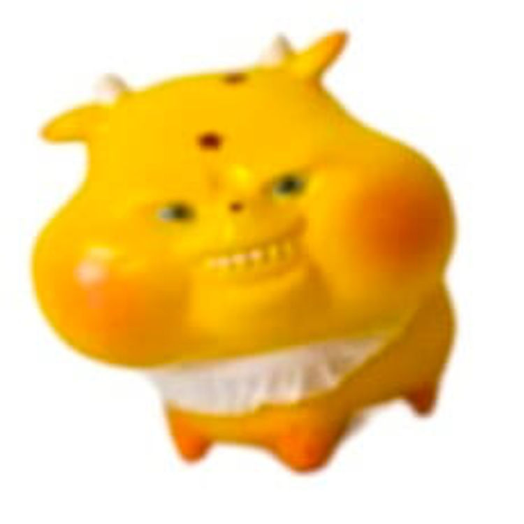 Fatty Cow - Gua Gua (with magnetic beak) by AK SOULMUCH