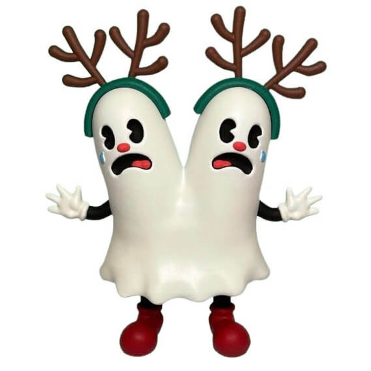 Festivus Reindeer Conjoined Ghosts by Mummy Brain