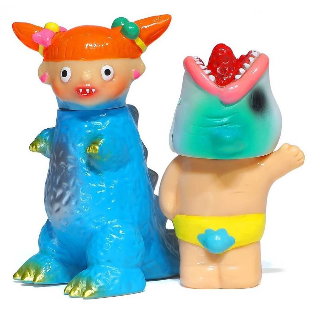 Fish Juice Man & Dinosaur Woman Summer Set B