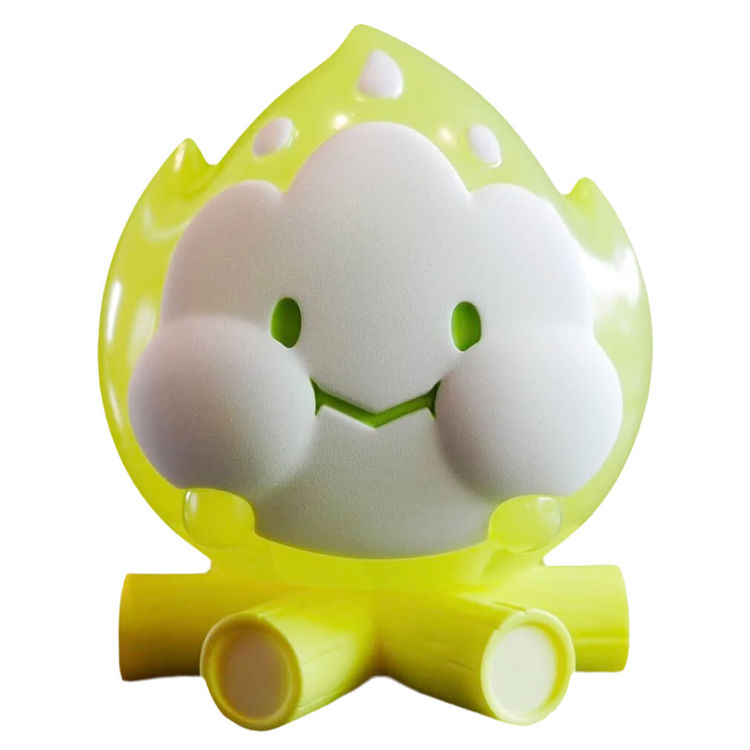 Flamey Bon Yellow (Green Glow) by Mupa Toy