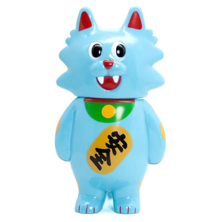 Flat Cat Maneki Blue by Club Babo