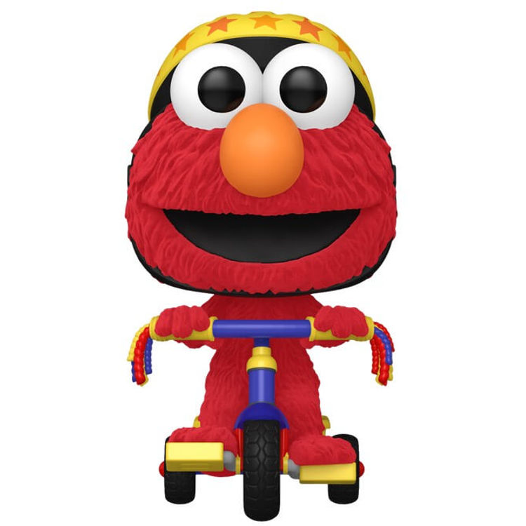 Flocked Elmo on Trike : Sesame Street [309] by Jim Henson