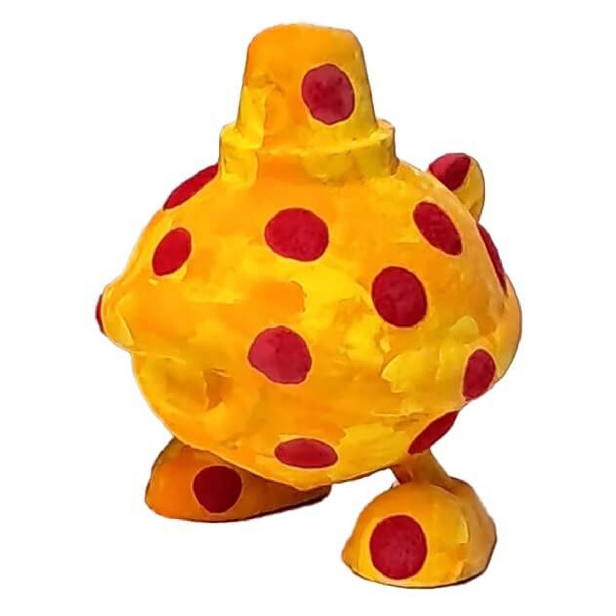 Flocked Pepperoni Pizza Turtlecaps Micro