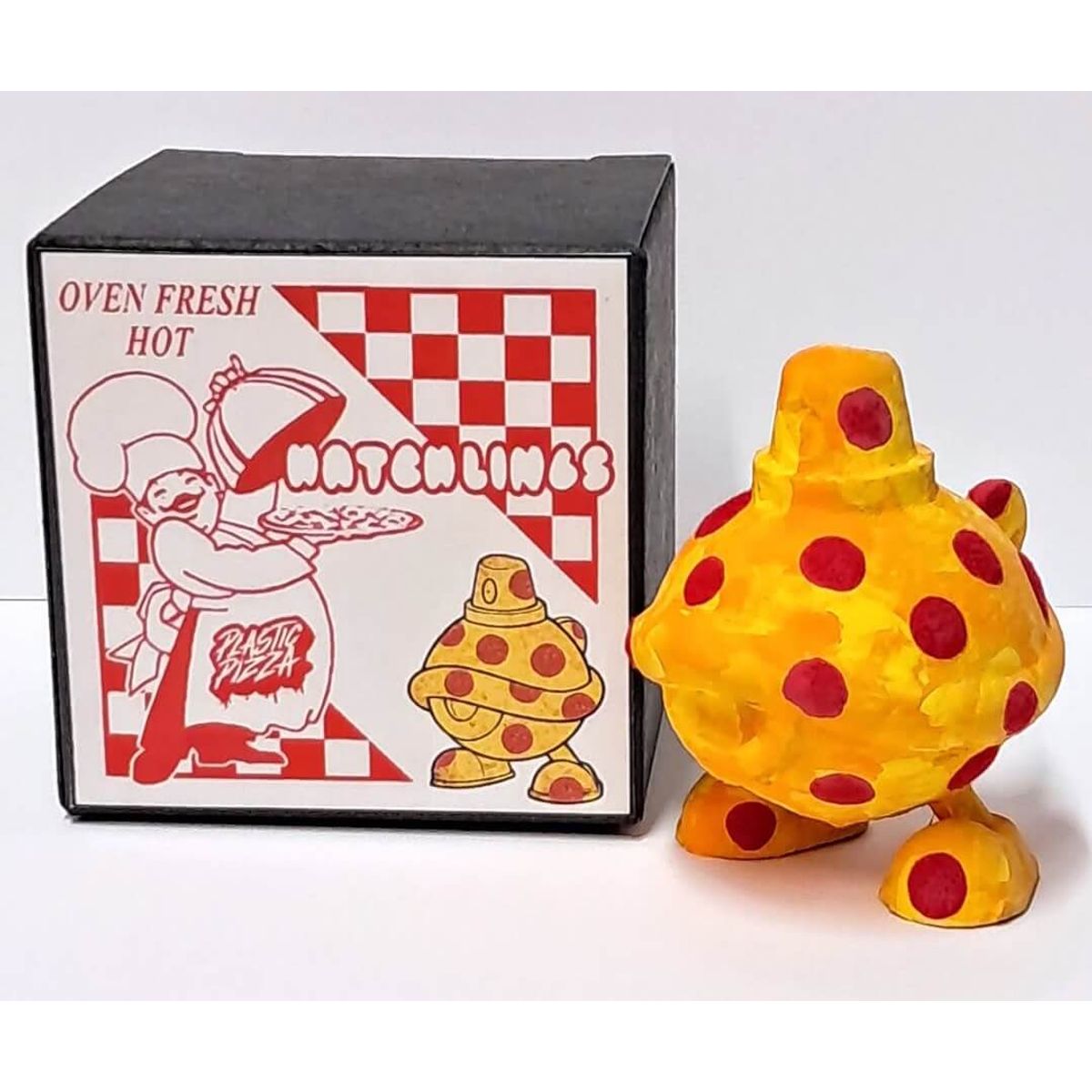 Flocked Pepperoni Pizza Turtlecaps Micro