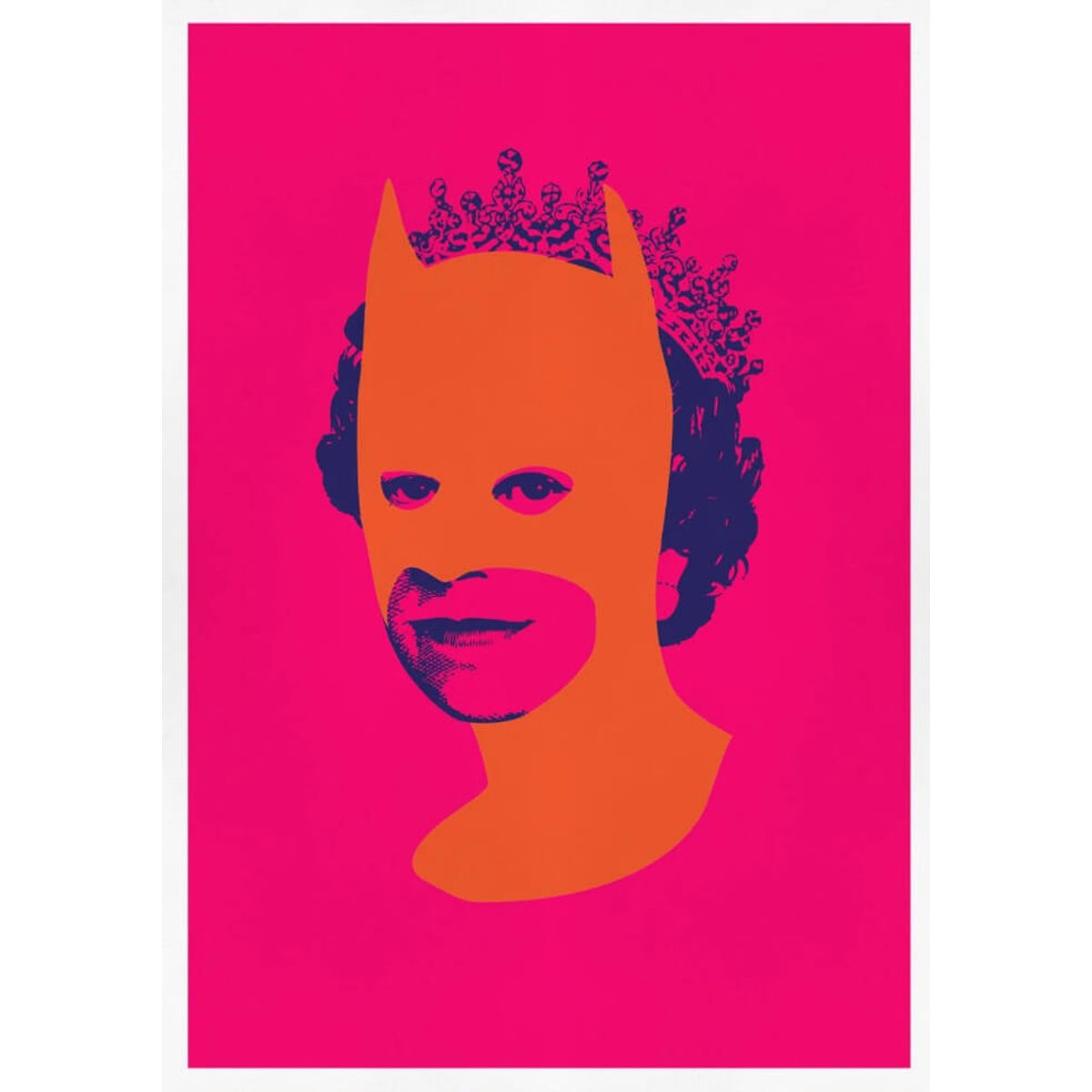 Fluorescent Pink, Orange and Blue