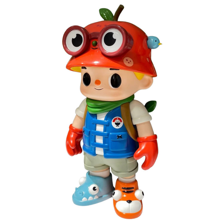 Forest Boy Red Apple by Kong Andri