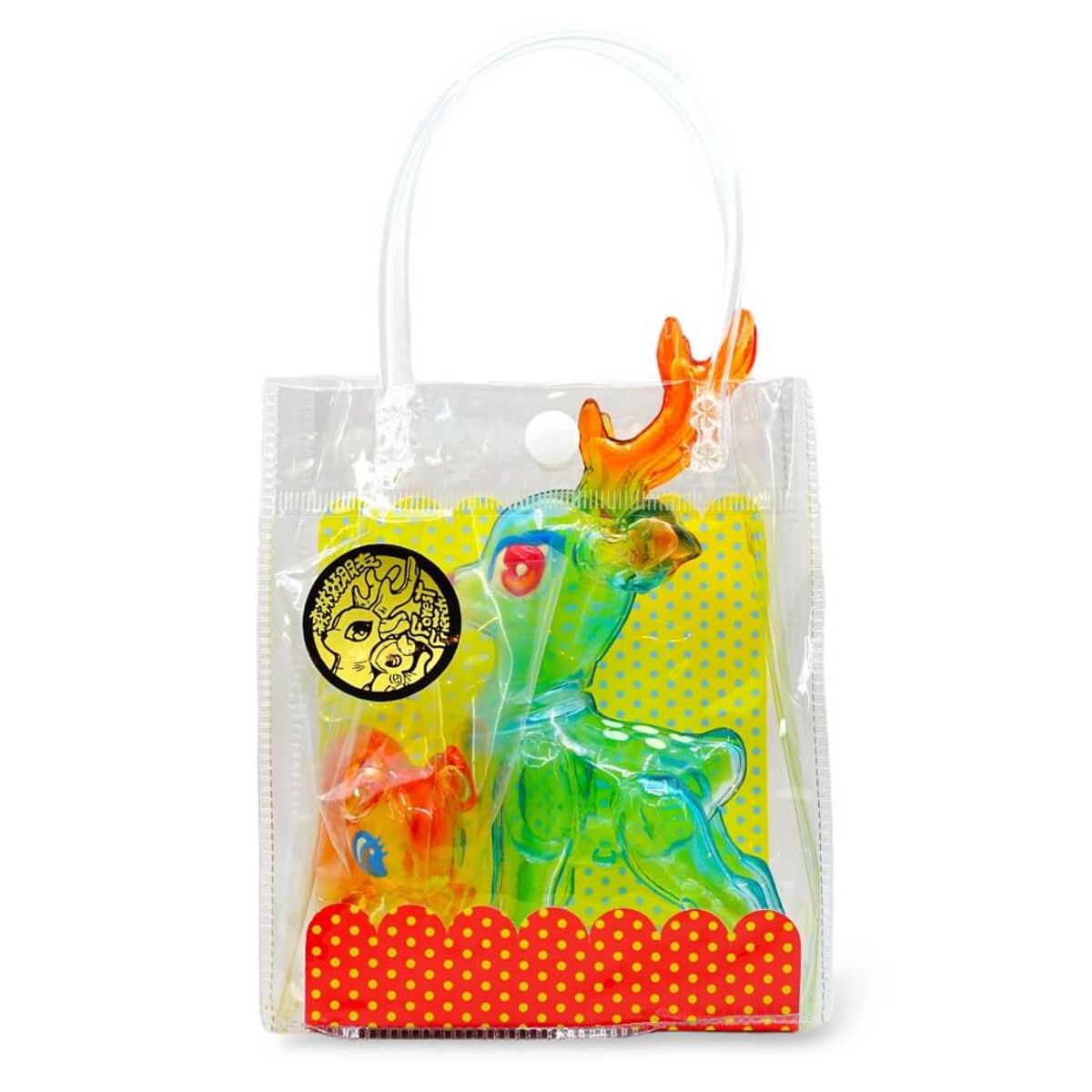 Forest Friends Deer & Squirrel Bright Blue Clear