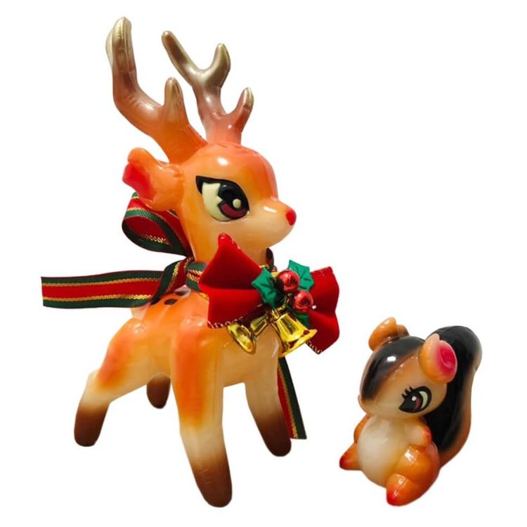 Deer & Squirrel Christmas GID : Forest Friends by Genkosha