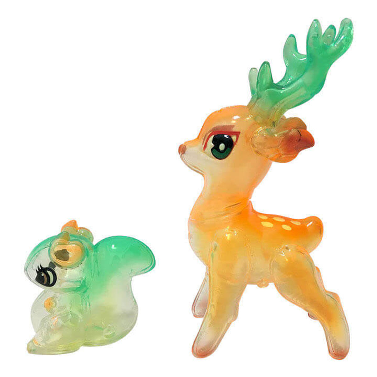 Forest Friends Deer & Squirrel Clear Orange