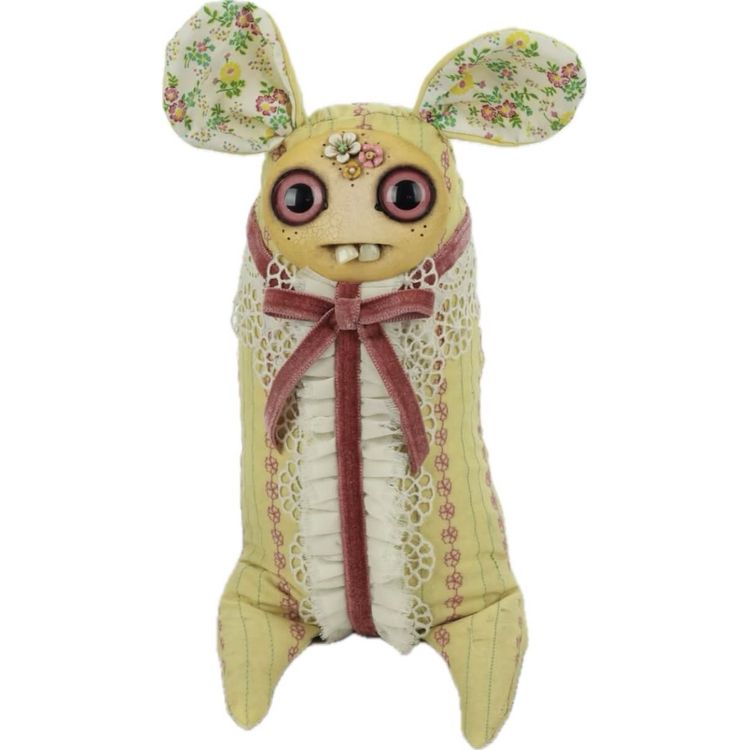 Forgotten Nursery Yellow Dust Bunny by Amanda Louise Spayd