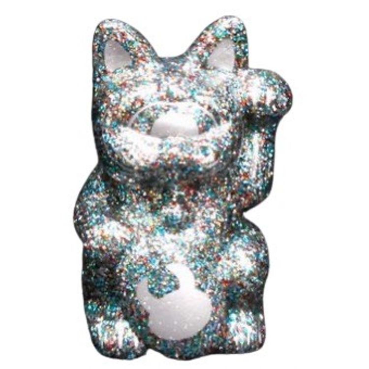 Fortune Cat Baby - uamou silver mix lame by Real X Head (Mori Katsura)