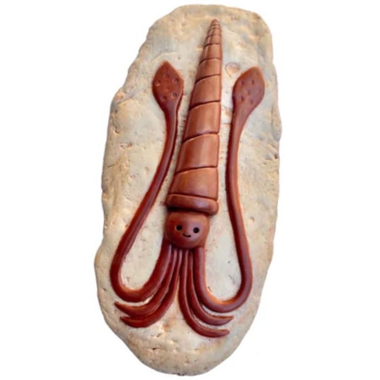 Happy Orthoceras Fossil Friends by Sad Salesman