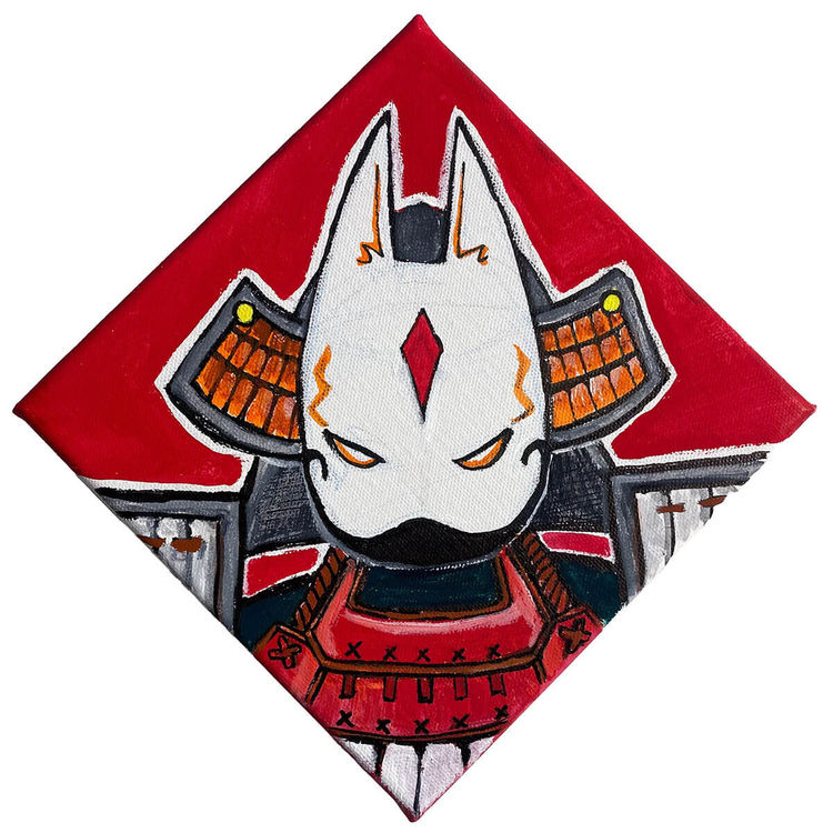 Fox Samurai Front by Denno Daiku