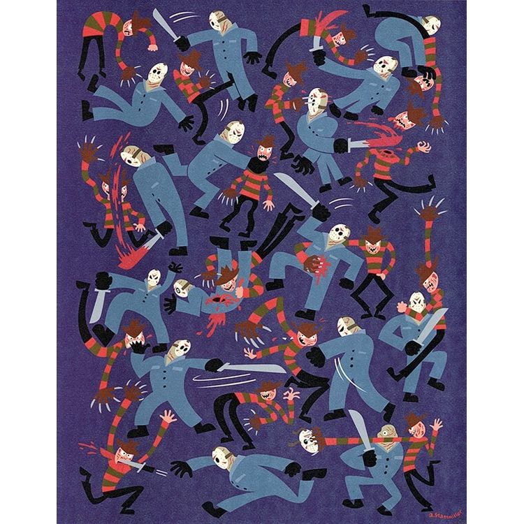 Freddy vs. Jason by Andy Stattmiller