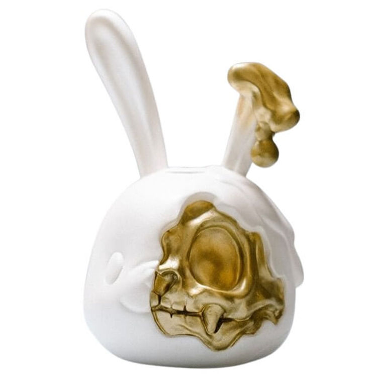 Frosted White - Detached Skull by The Goodbunny Club
