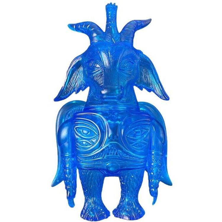Frozen Hell Blue Blank Baphomaniac by Martin Ontiveros