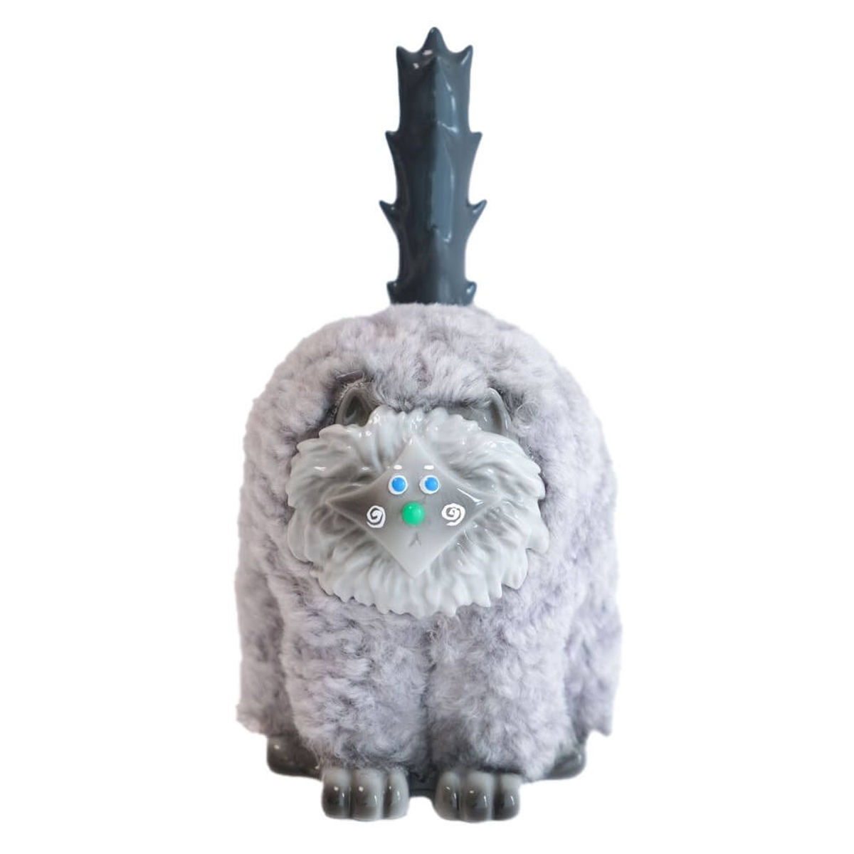 Furry Mermer No.14 Black White & Gray