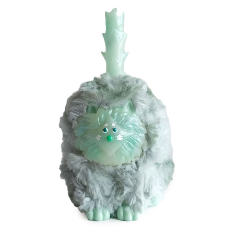 Furry Mermer No.7 Green by Mermertoys (Cao Xi)