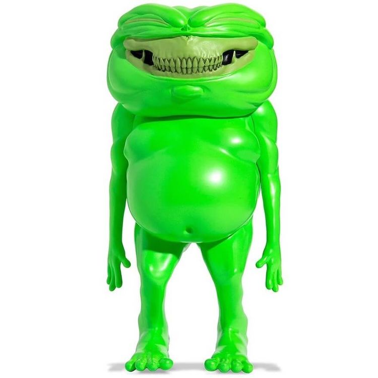 Green Orion Grin (GID Smile) by Ron English