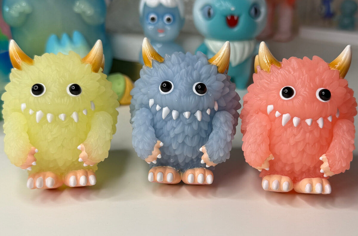 その他 instinctoy Monster Fluffy &amp; Fluffy Set INSTINCTOY Monster Fluffy & Fluffy Set Aurora White LIMITED