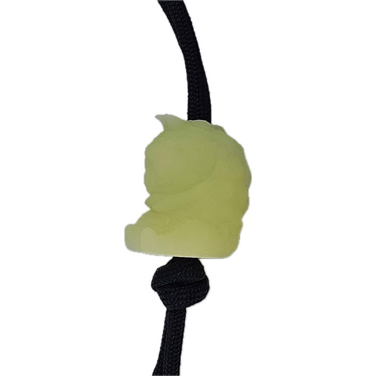 GMD Green - Large Gus Lanyard Bead by Glow Man Dan