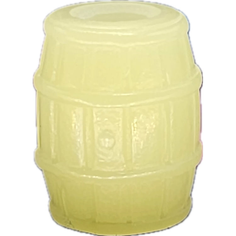 GMD Green Gish Collab Barrel Bead by Glow Man Dan
