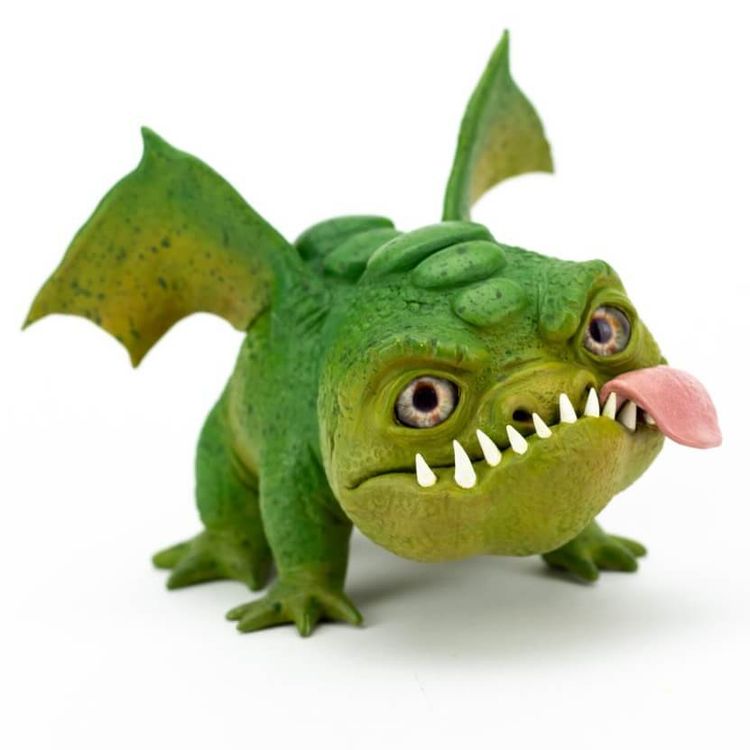 G – Ham: Pygmy Hog Dragon by Jennifer Sloan (Clayworks by Jen)