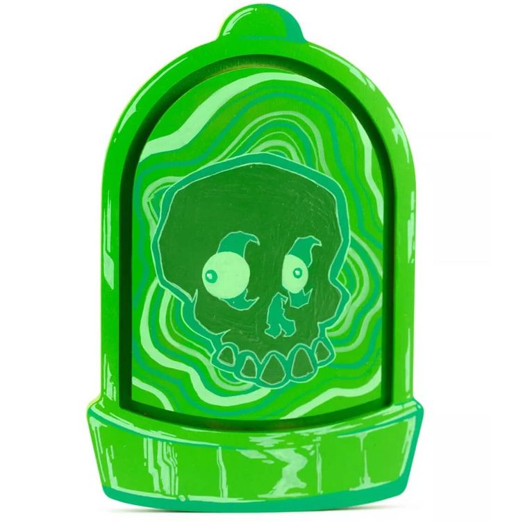 G – Trippy Skull (Verde) by René Palomares II