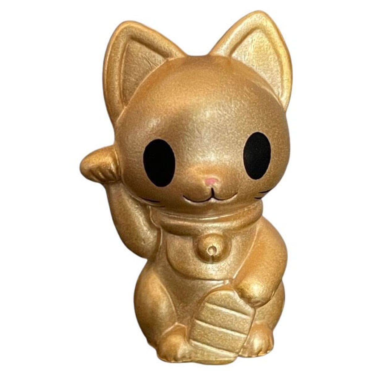 Gacha Lucky Cat Keychain Gold