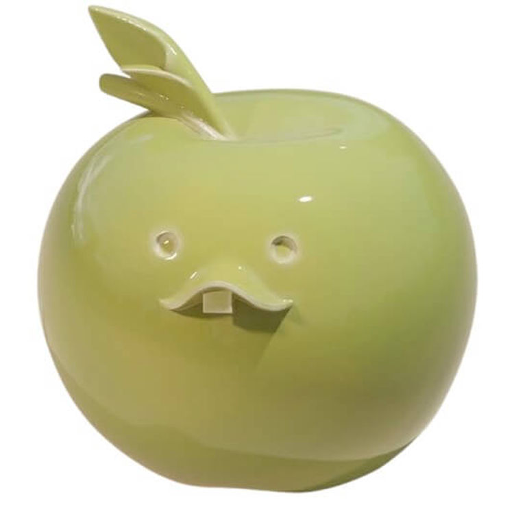 Gala Milk Egon Apple (Green Edition) by Ashley Wood