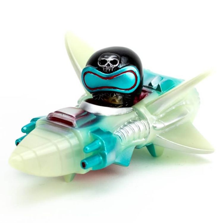 Galaxy Interceptor (Zorg pilot) GID Ship blue glasses by Galaxy People (Brian Bunting)