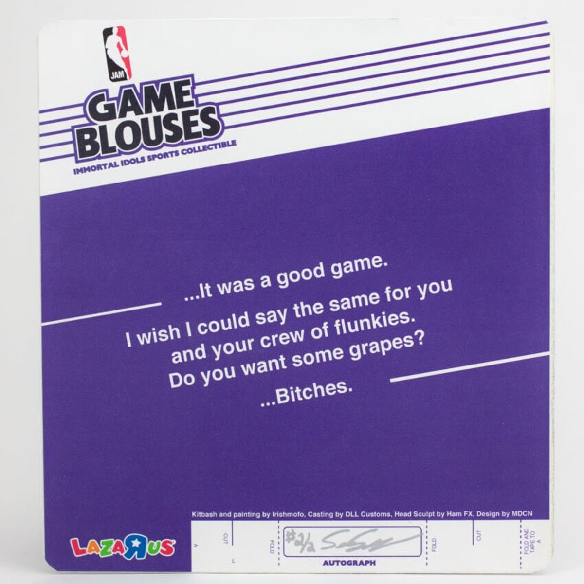 “Game Blouses” Sports Collectible