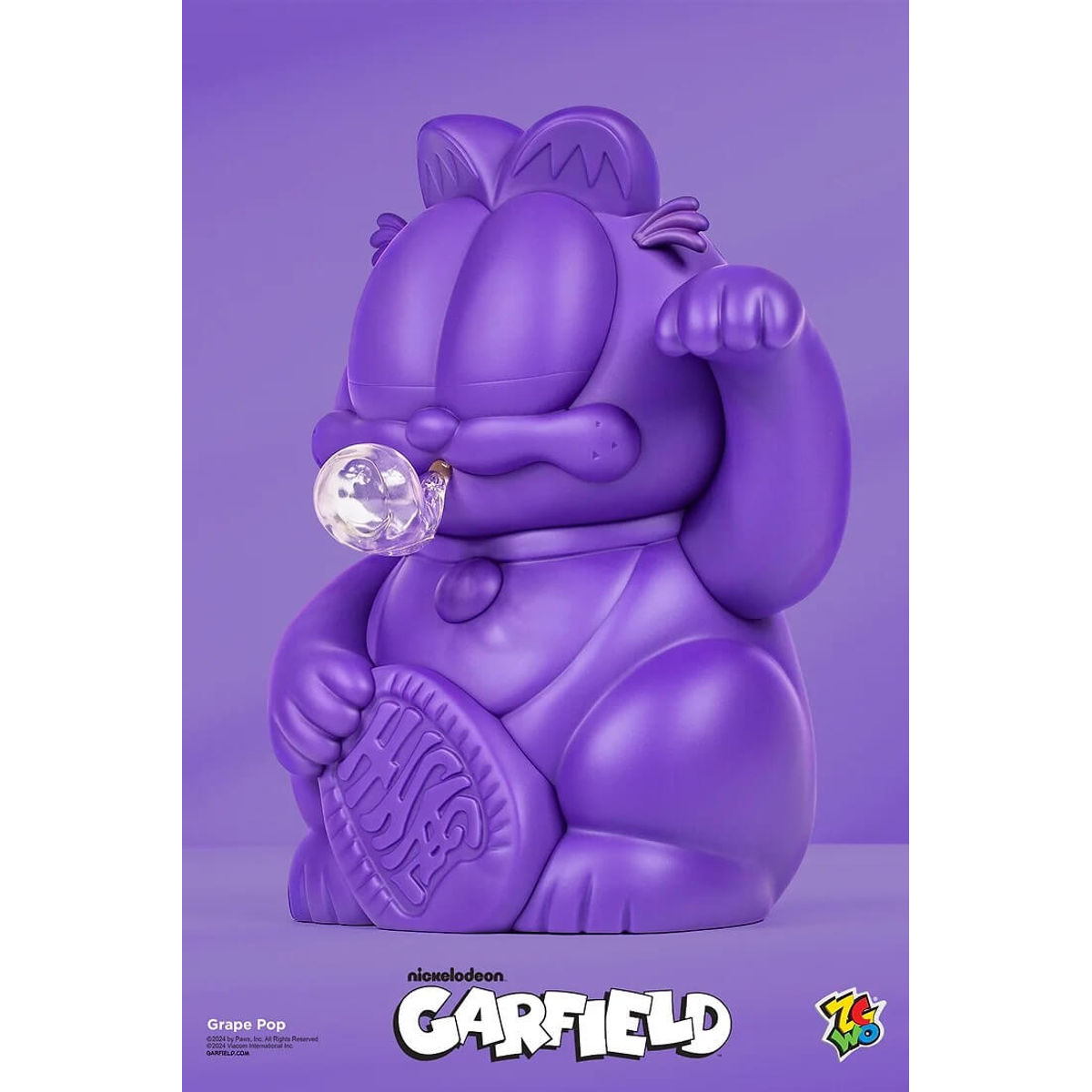 Garfield Loves Fruit Grape Pop