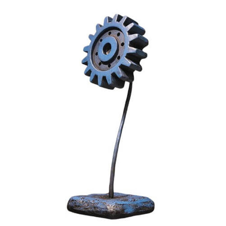 Gear Flower - Blue by HumanTreeRobot