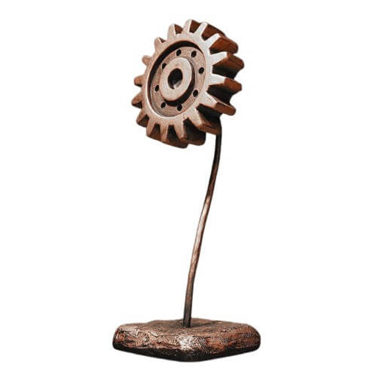 Gear Flower - Copper  by HumanTreeRobot