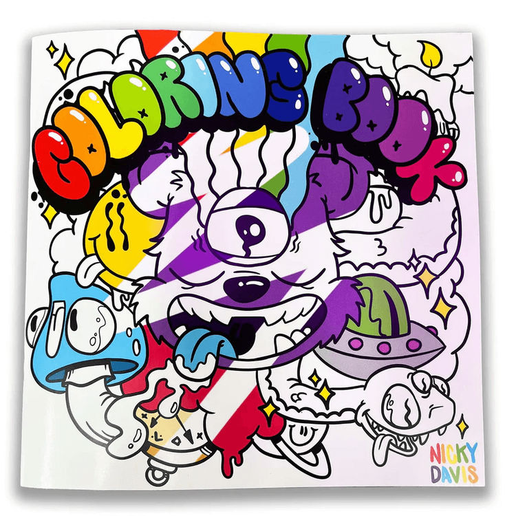 Ghost Gang Coloring Book by Nicky Davis 