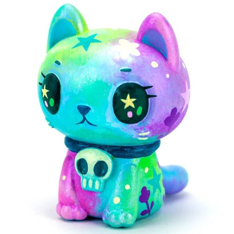 Ghost Kitty, Cotton Candy by Jeremiah Ketner