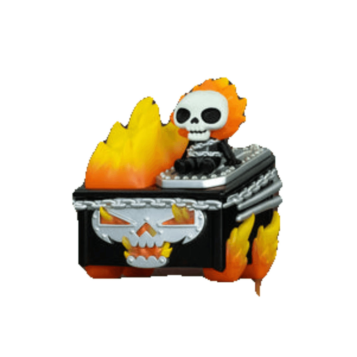 Ghost Rider Dumpster Fire