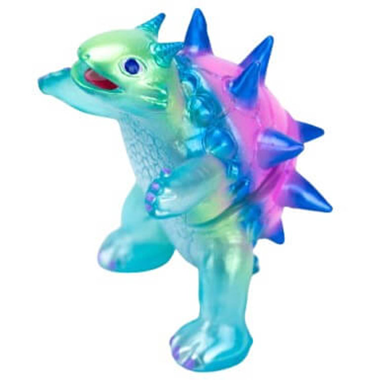 Gift Wrapped Clear Blue Ishi Tuff by Grumble Toy (Ainsley Sturko)