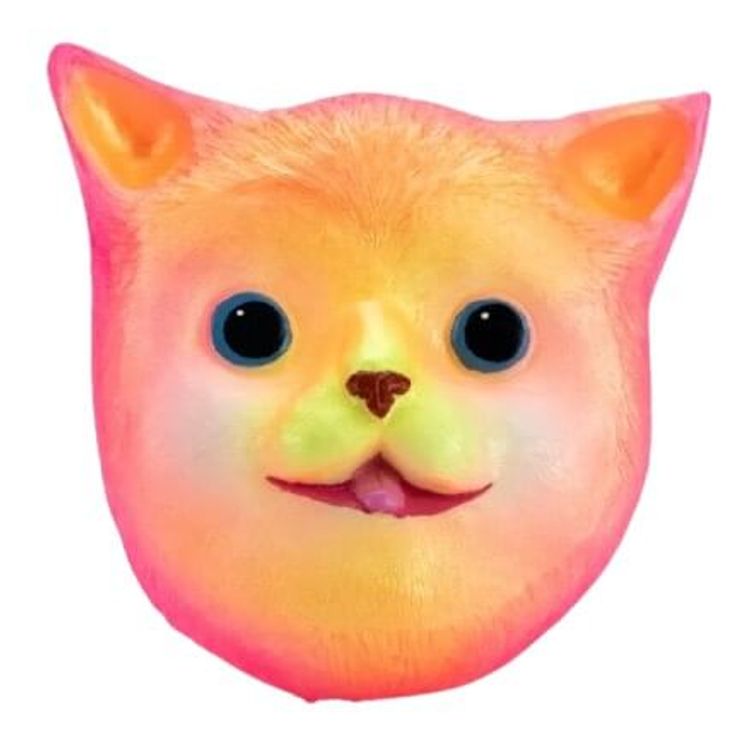 Gift Wrapped Poncho Cat 1 by Grumble Toy (Ainsley Sturko)
