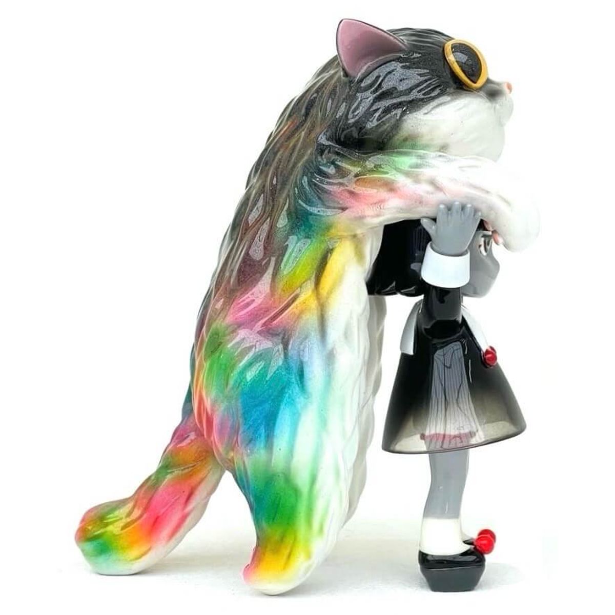 Girl In Cat Black & White (one off ver.)