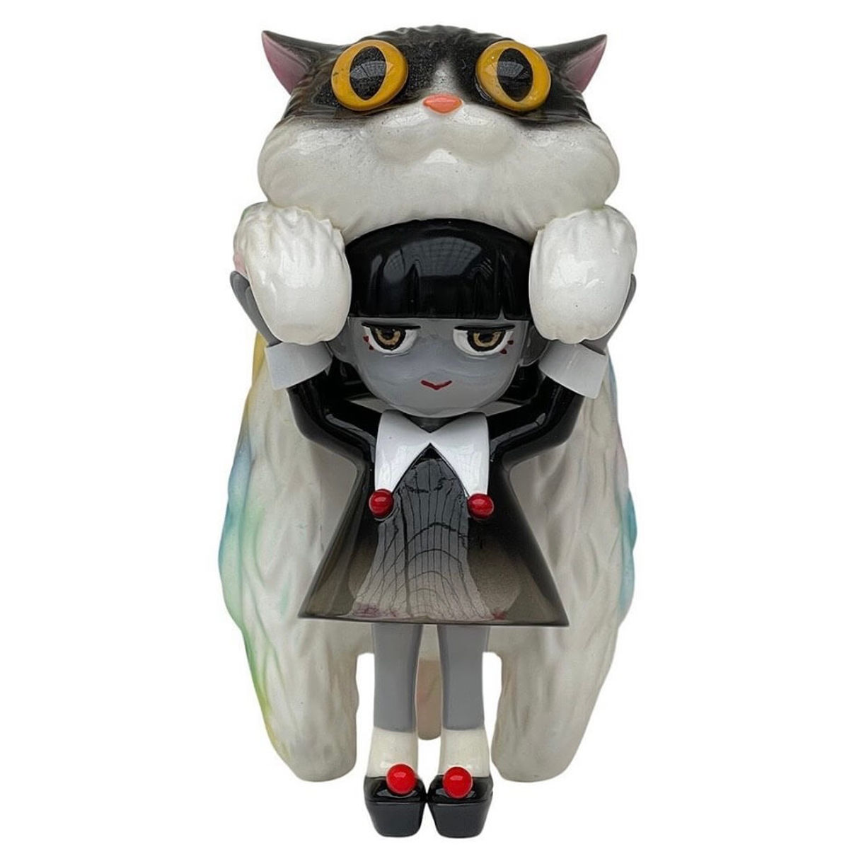 Girl In Cat Black & White (one off ver.)