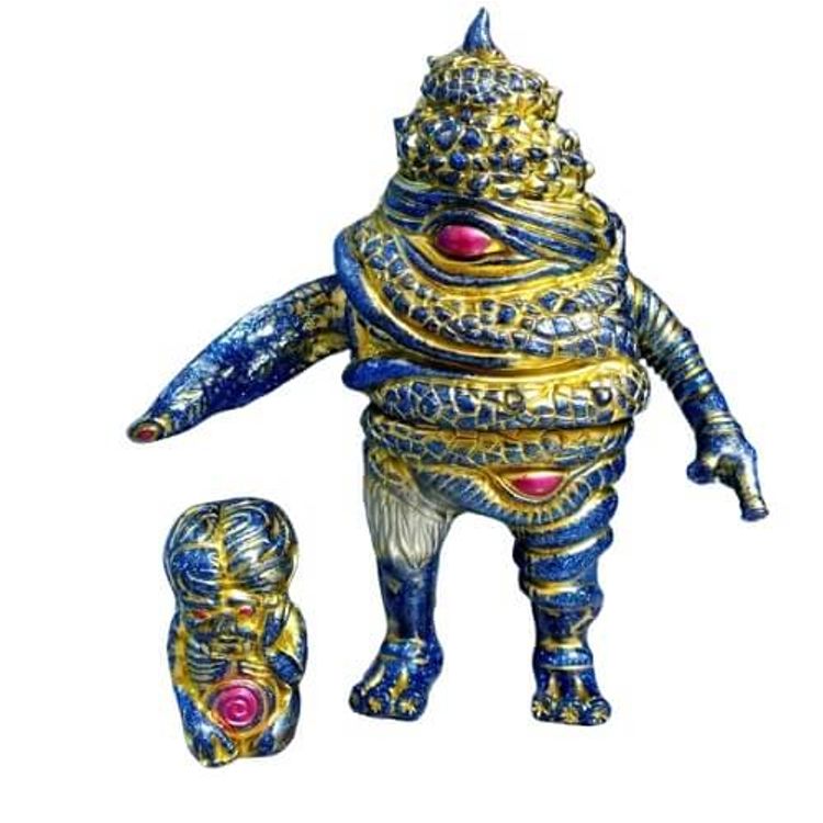 Glitter Bomb Blue Metal Swipe Unchiman - The Final Stand by Paul Kaiju