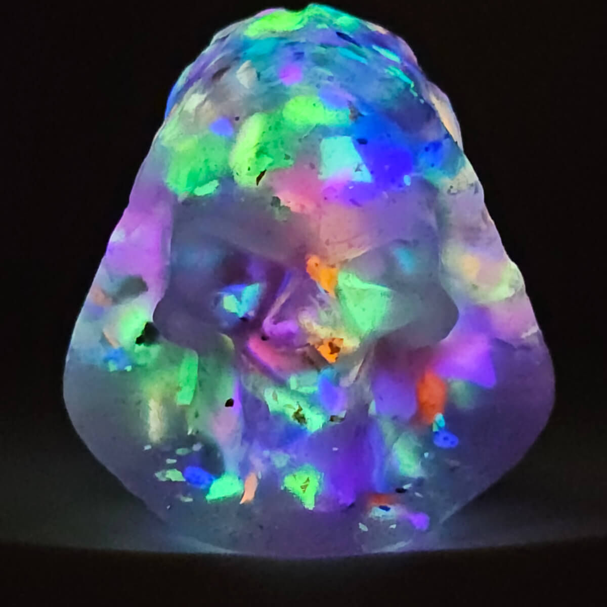 Glowchunks Purple - Hooded Skull