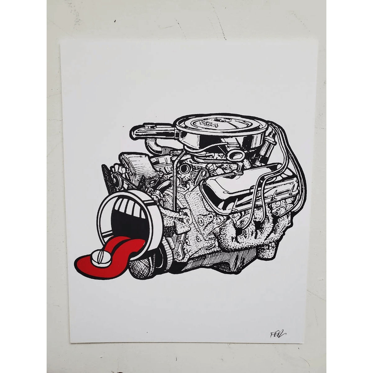 Go Pill Popper Go! 8x10 Print