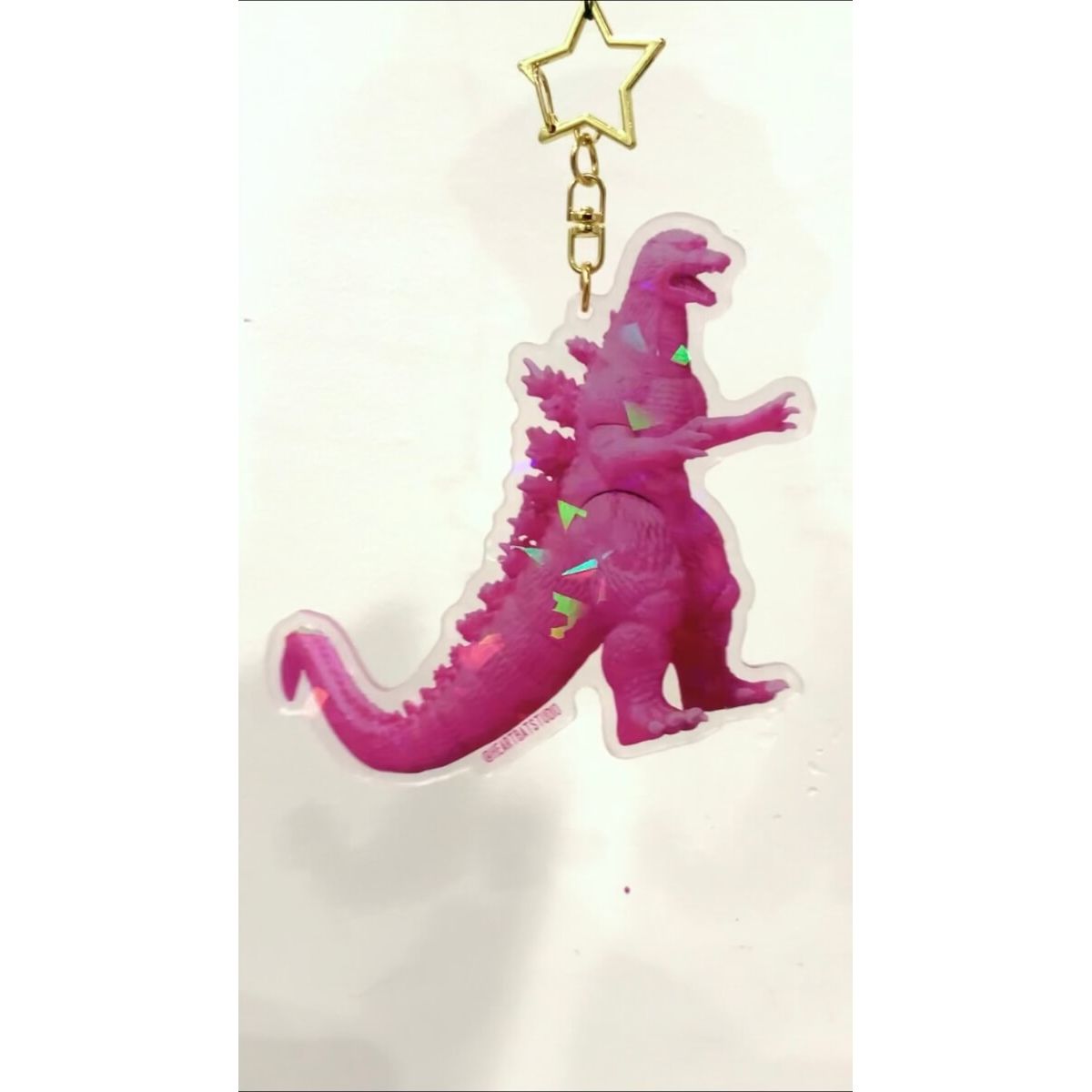 Godzilla Keychain