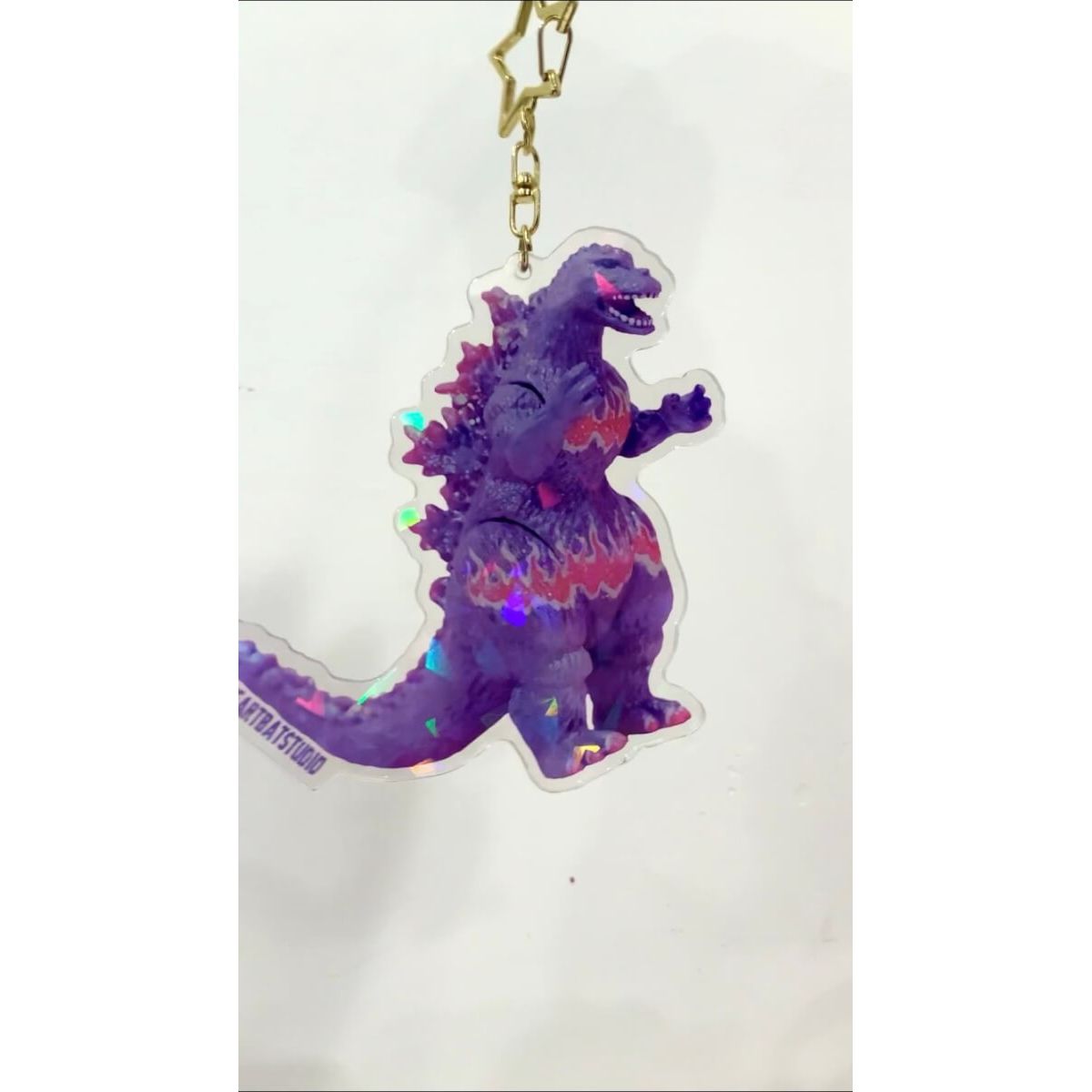 Godzilla Keychain