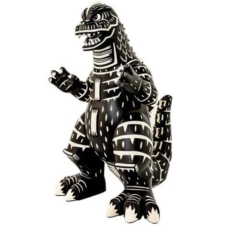 Godzilla Linocut Variant by Attack Peter